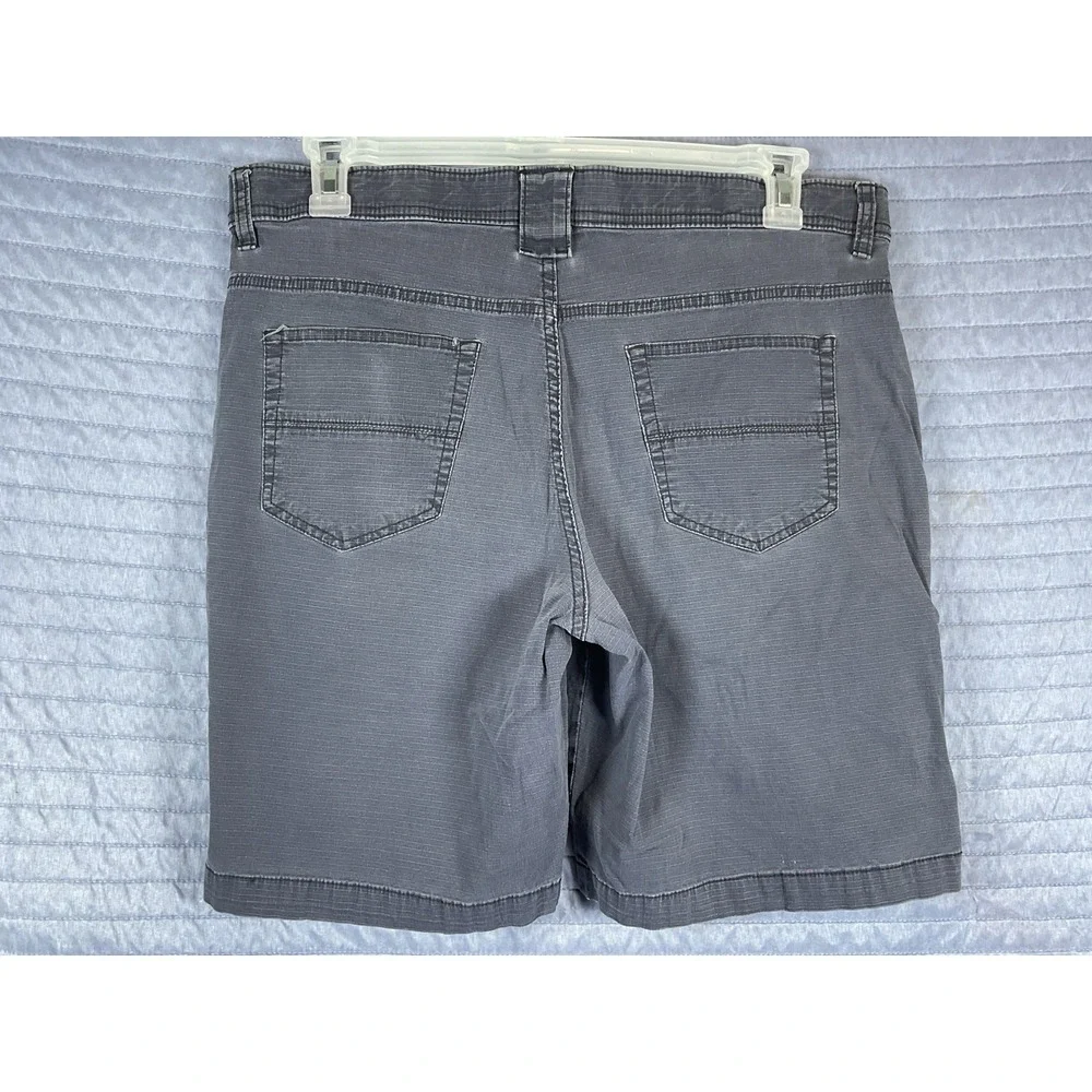 Weatherproof Vintage Mens 36 Ripstop Utility Shorts Gray Stretch Hiking Trail